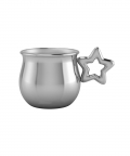 Silver Plated Star Baby Cup