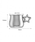 Silver Plated Star Baby Cup