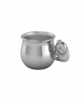 Silver Plated Piggy Baby Cup