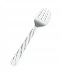 Silver Plated Baby Spoon & Fork Set-Classic Twisted