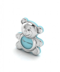 Silver Plated Teddy Photo Frame For Baby & Kids