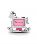 Silver Plated Photo Frame For Baby & Kids- Rocking Horse