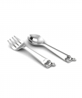 Silver Plated Gift Set For Baby-Hamper With Horse Porringer Bowl & Spoon Fork Set