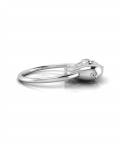 Silver Plated Baby Rattle-Piggy Ring