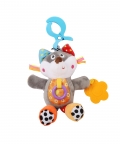 Puppy Love Hanging Pulling Toy With Teether