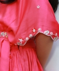 Hot Pink Embroidered Lehenga Set