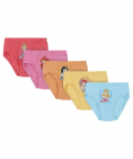 Princess All Girls Panty Solid Assorted Pack Of 5