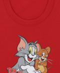 Tom & Jerry Boys Vest Round Neck Sleeveless Grey-Red & Black Pack Of 3