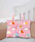 Abstract And Cloudy Pink Double Sided Pillow