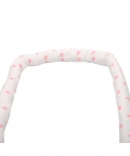 Baby Moo Sweetheart White Cot Bumper