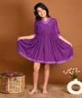 Purple Lace Dress