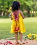 Yellow Birdie Dress