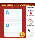 Alphabet Write & Wipe Jumbo Activity Flash Cards 32 Cards

