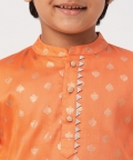 Mehfil Orange Kurta Pant set for Boys