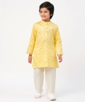 Mehfil Yellow Kurta Pant set for Boys