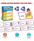 Action Words Match And Learn Jigsaw Puzzle Game - 42 Pcs