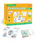 Professions Play & Learn Puzzle With Activity Book - 40 Pcs