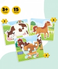 Farm Animals - Fun & Educational Jigsaw Puzzle Set
