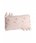 I Love Animals Pink Pillow