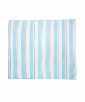 Striped Blue And White Blanket