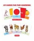 Animals, Fun Learning Pack Of 2-64 Flash Cards