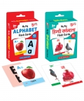Alphabet And Hindi Varnmala Pack Of 2-64 Flash Cards