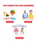 Transport Opposites Sight Words Pack Of 3 - 108 Flash Cards
