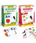 Alphabet & Number Flash Cards Set-2,(64 Cards & Marker Pen)