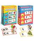 Alphabet And Number And Learn Jigsaw Puzzle Pack Of 2-94 Pcs