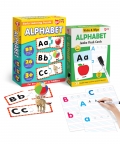 Learn Puzzle And Write And Wipe Flashcards-52 Pcs & 32 Cards