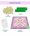Crossword Board Game & Adults - Ultimate Word Building Game
