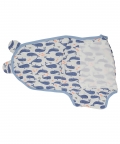 Dolphins Blue Ready Swaddle