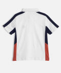Ladore White Smart Party Wear Cotton Polo T-shirt