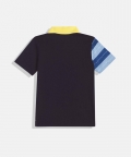 Ladore Yellow and Navy 100% Cotton Smart Polo Tshirt