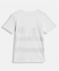 Ladore White Animal Printed Half Sleeves Cotton T-shirt