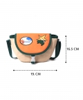 Orange And Beige Sling Bag & Satchel Casual Carry Bag