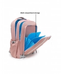 Peach 2 Stripes Ergonomic School Backpack