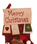 Little Surprise Box Bunting Style Stocking Santa