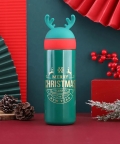 Stainless Steel Sleek Christmas Water Bottle 330 Ml