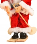 Little Surprise Box Red Skiing Santa Christmas Tree Ornament