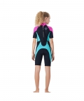 Colorblock 2.5Mm Neoprene Knee Length Kids Swimsuit