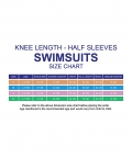 Abstract Sleeve 2.5Mm Neoprene Knee Length Kids Swimsuit