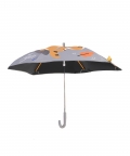 Happy Tiger Print Canopy shape umbrella 