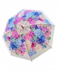 Hydrangea Bunch Floral Print Umbrella