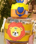 Lion With Crown Lid Water Bottle 600Ml
