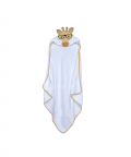 Giraffe White Animal Hooded Towel