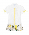 Girls Lemon Shorts & Blouse Set