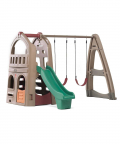 Naturally Playful Playhouse Climber & Swing Set Extension