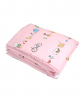 Baby Pink 5pc Quilted Bedding Set