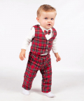 Baby Tartan Outfit Including Hat